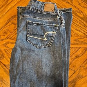 American Eagle Women’s 0 Blue Jeans Stretch Hipster Denim